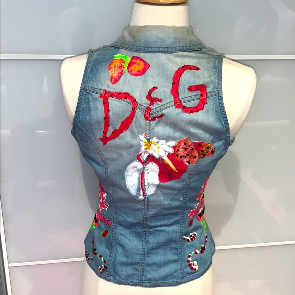 D & G Vintage Jean vest